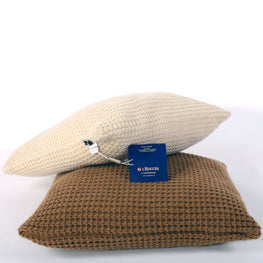 Basket stitch pillow