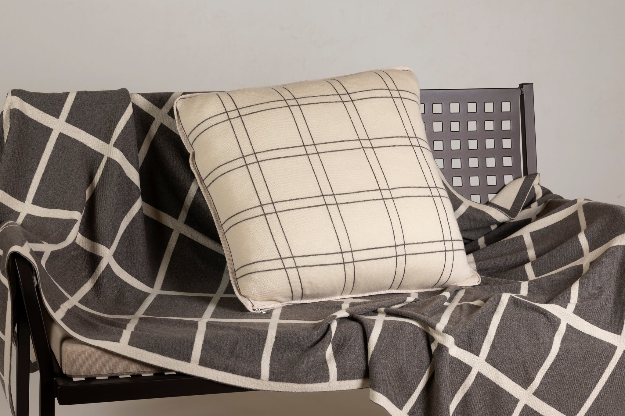 Jacquard cashmere blanket (CO 203)