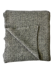 Coperta in lana merino e cashmere lavorata in chicco riso (CO 206)