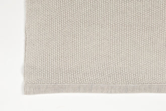 Coperta in lana merino e cashmere lavorata in chicco riso (CO 206)