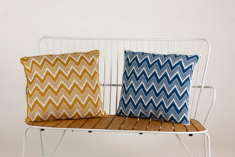 Cuscino in lana merino e seta in tessitura jaquard (CU 102)