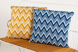 Cuscino in lana merino e seta in tessitura jaquard (CU 102)