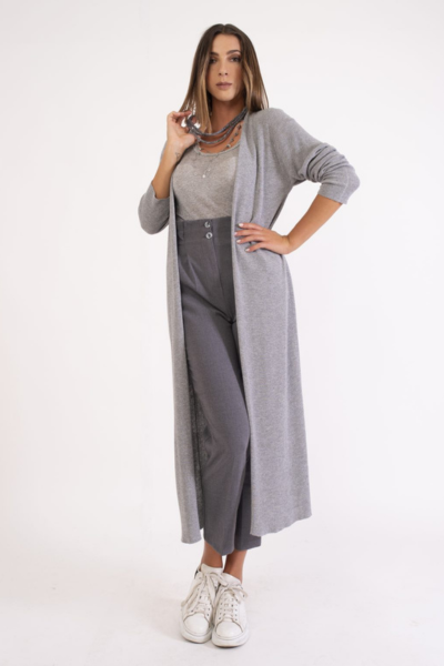 Maxi cardigan without buttons