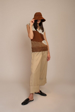 Handmade three-color waistcoat