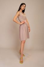 Top in lurex cotton and viscos blend