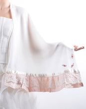 100% cashmere lurex stole