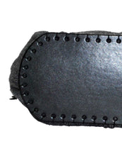 Cashmere and leather bag