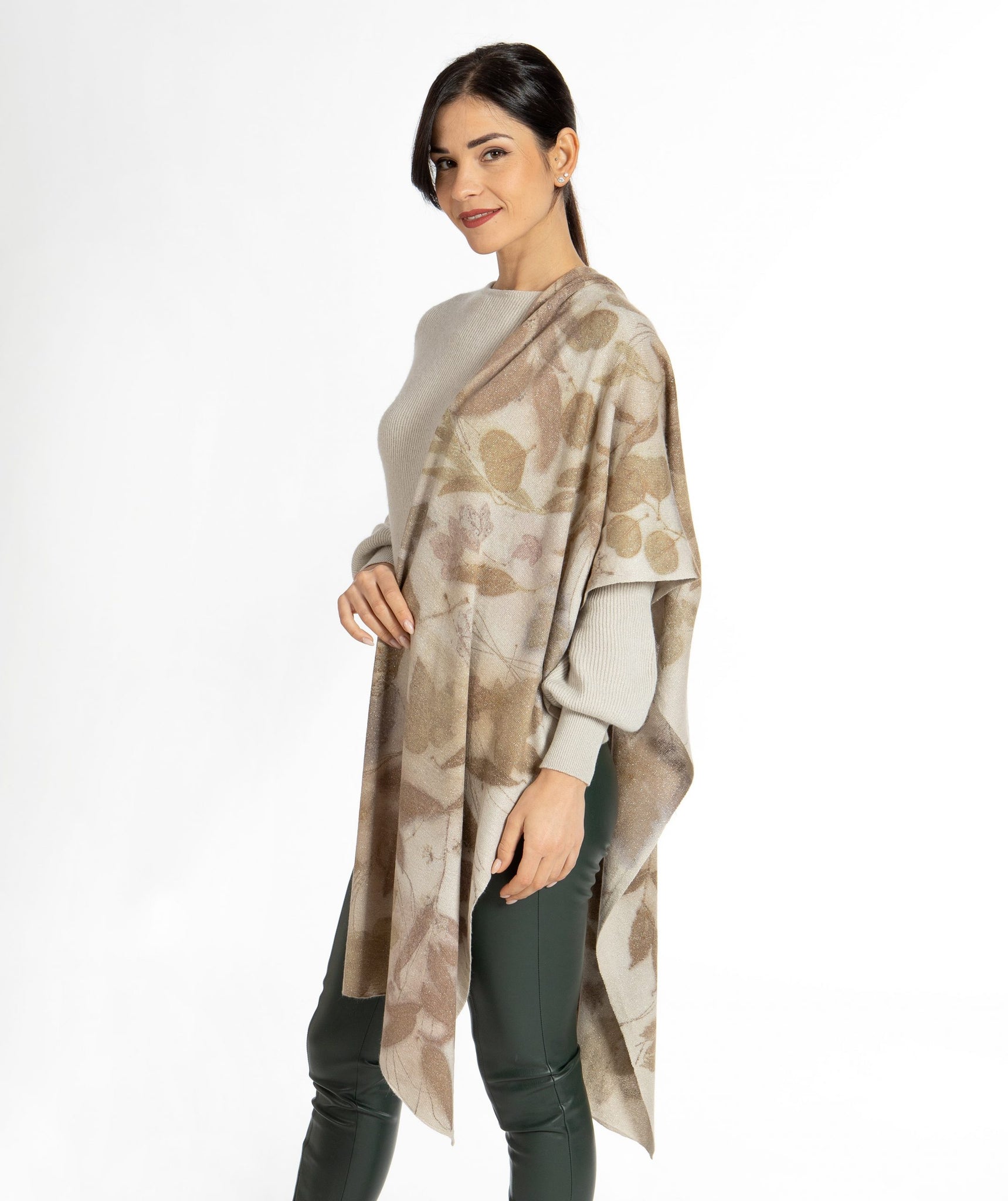 Scialle Ecoprint