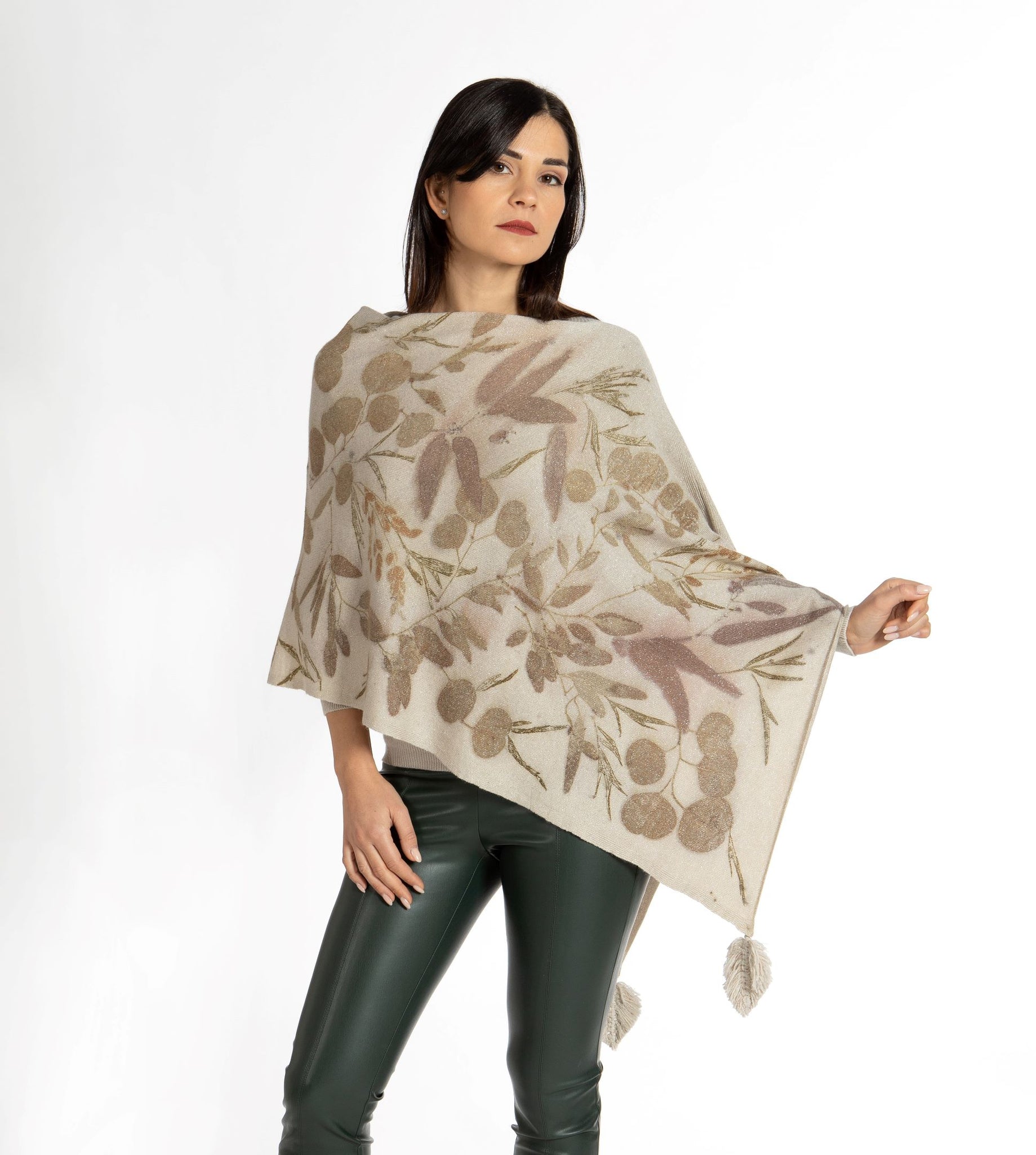 Ecoprint poncho