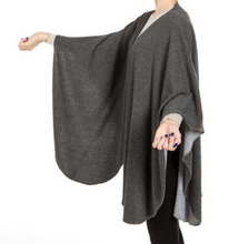 Poncho Juliette bicolore  100% cashmere