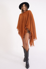Linen poncho