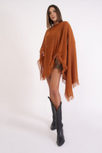 Linen poncho