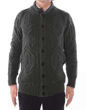 Cardigan lupetto 9 bottoni