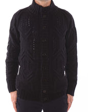 Cardigan lupetto 9 bottoni