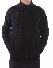 Cardigan lupetto 9 bottoni