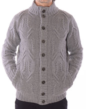 Cardigan lupetto 9 bottoni