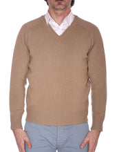Pullover scollo a V 100% cashmere