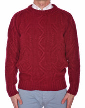 Pullover girocollo trecce